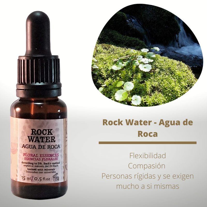 Rock Water / Agua de Roca flores de bach